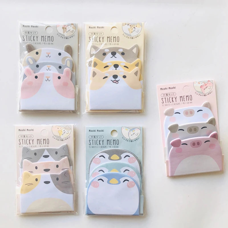 Bloc de Notes Kawaii Animaux Adorables