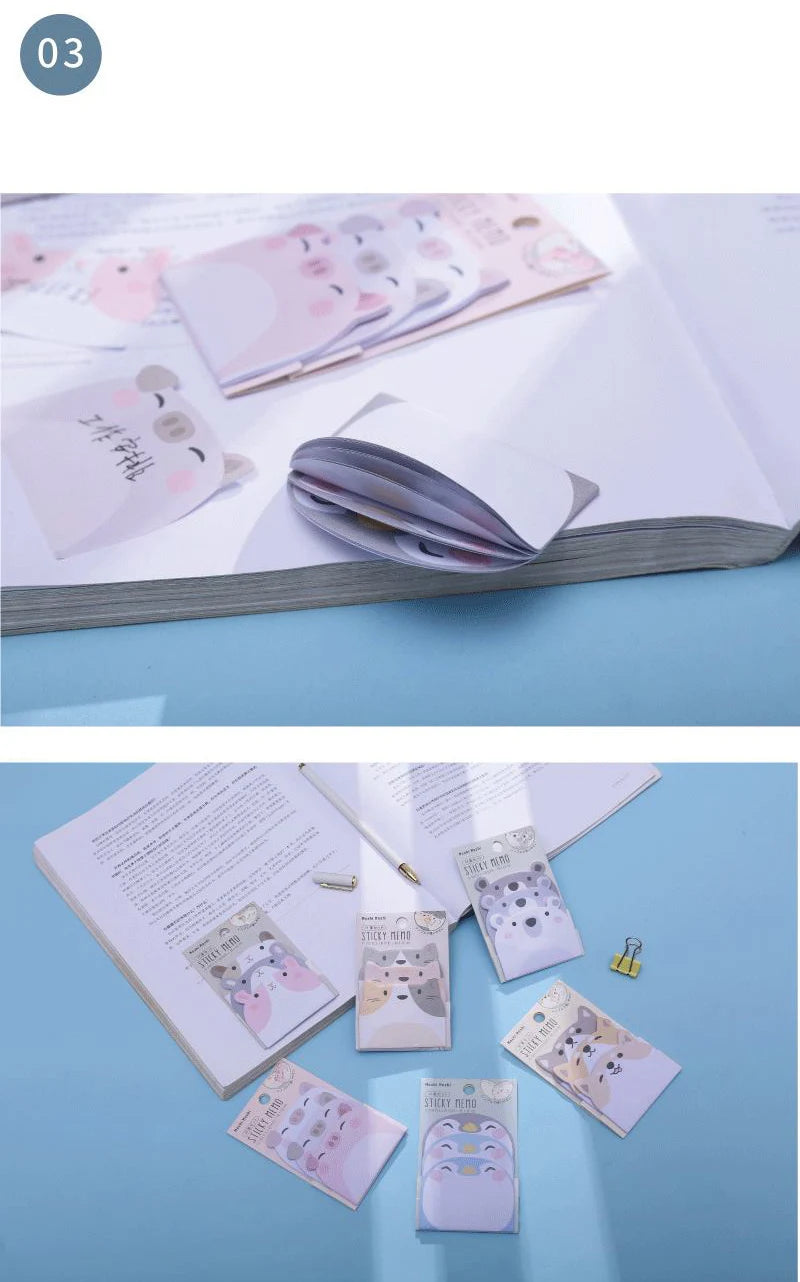 Bloc de Notes Kawaii Animaux Adorables