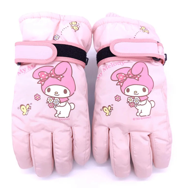 Gants d’Hiver Kawaii Kuromi & My Melody