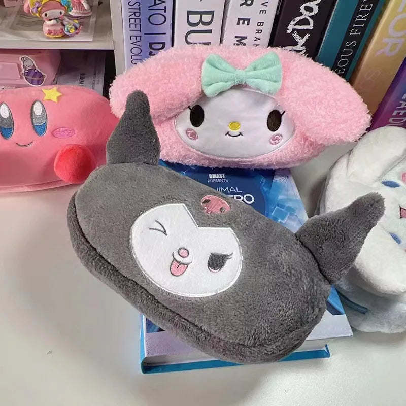 Trousse Kawaii Kirby & Sanrio en Peluche