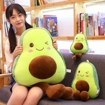 Coussin Peluche Kawaii Avocat