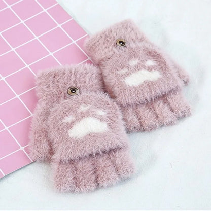 Mitaines Kawaii Patte de Chat