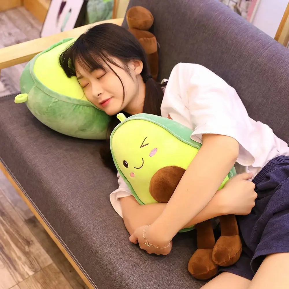 Coussin Peluche Kawaii Avocat