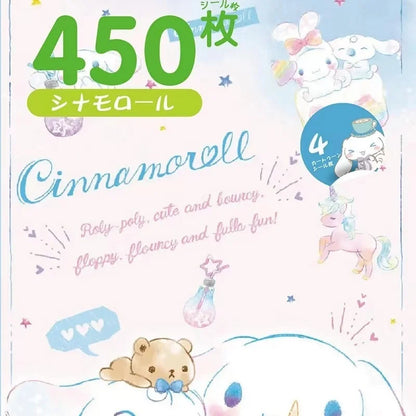 Autocollants Kawaii - Sanrio 450 pièces  Univers Kawaii Cinnamoroll  