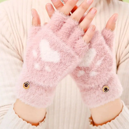Mitaines Kawaii Patte de Chat