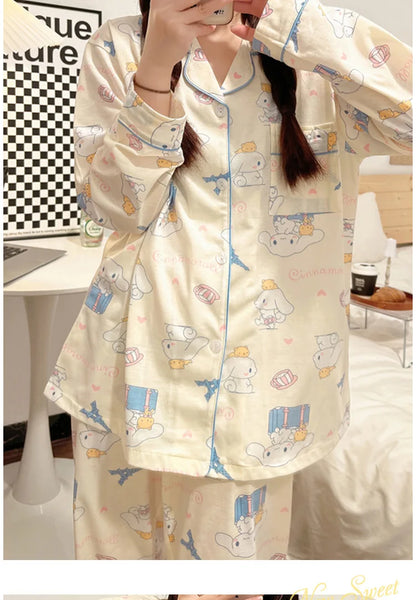 Pyjama Kawaii Cinnamoroll - Ensemble Doux et Confortable