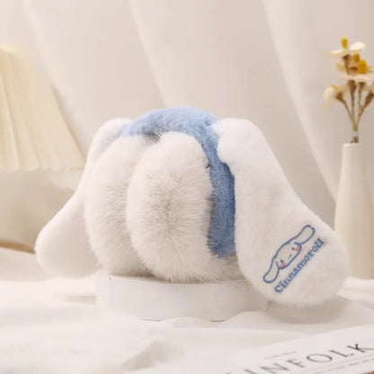 Sanrio series Cinnamoroll keep warm Earmuff Anime Cartoon Cute Winter supplies Fashion Accessories Ornaments Holiday gifts