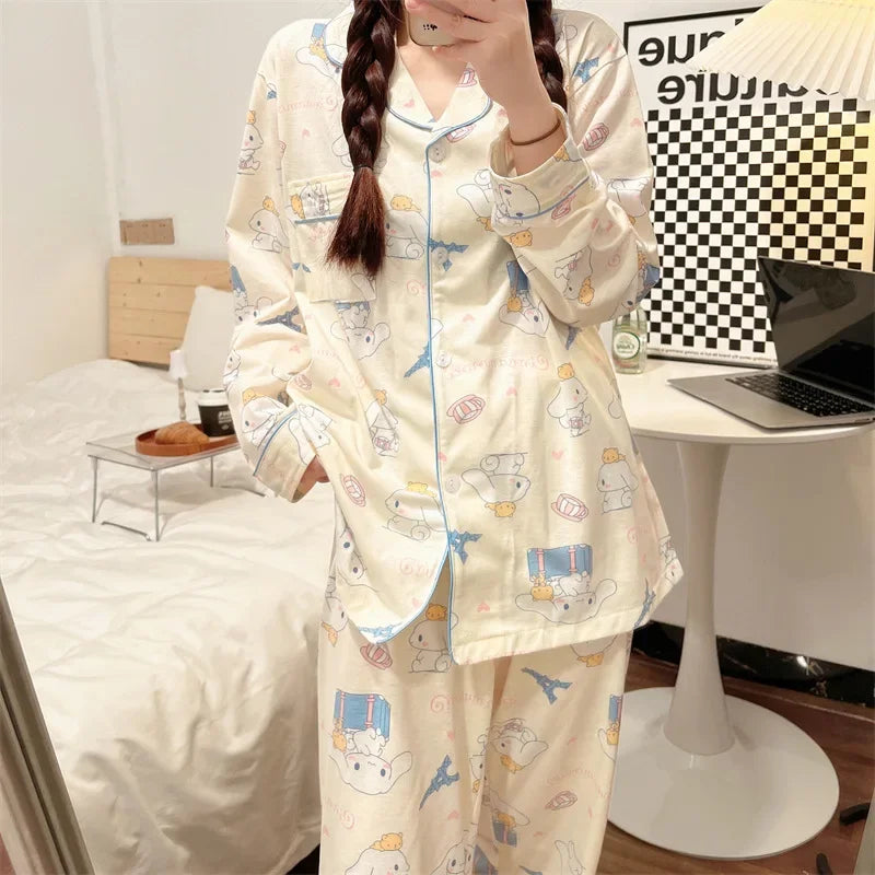 Pyjama Kawaii Cinnamoroll - Ensemble Doux et Confortable