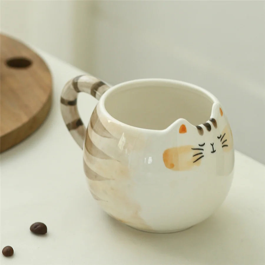 Mug Kawaii en Céramique - Tasse Chat Mignon 380ML