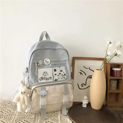 Sac à dos Kawaii  Sacmignon.com Bleu avec pendant 