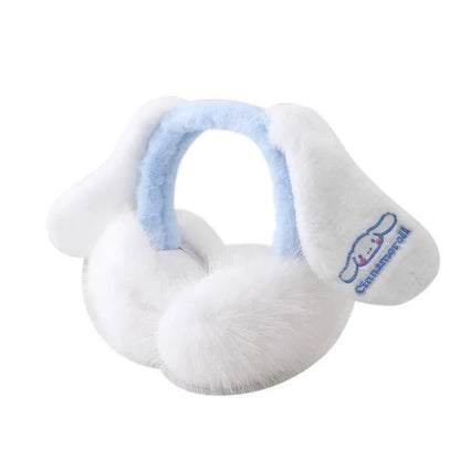 Sanrio series Cinnamoroll keep warm Earmuff Anime Cartoon Cute Winter supplies Fashion Accessories Ornaments Holiday gifts