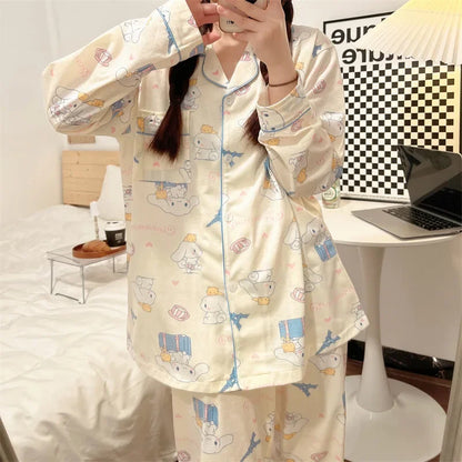 Pyjama Kawaii Cinnamoroll - Ensemble Doux et Confortable