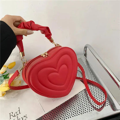 Sac à Main Coeur Kawaii  Sacmignon.com Rouge 22x19x8cm 