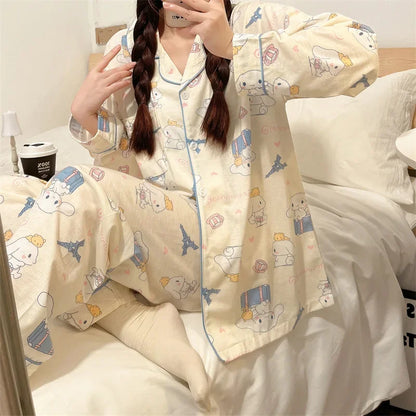 Pyjama Kawaii Cinnamoroll - Ensemble Doux et Confortable