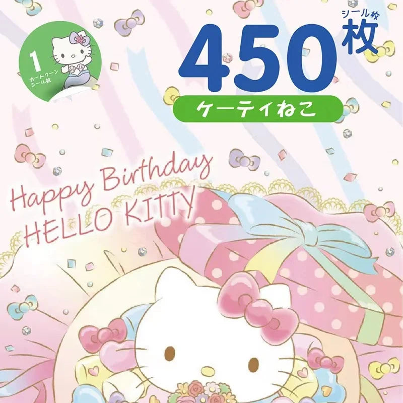 Autocollants Kawaii - Sanrio 450 pièces  Univers Kawaii Hello Kitty  