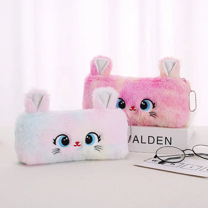 Trousse Kawaii en Peluche Chat