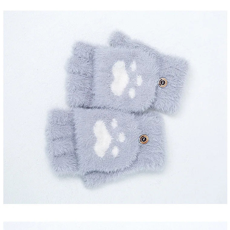 Mitaines Kawaii Patte de Chat