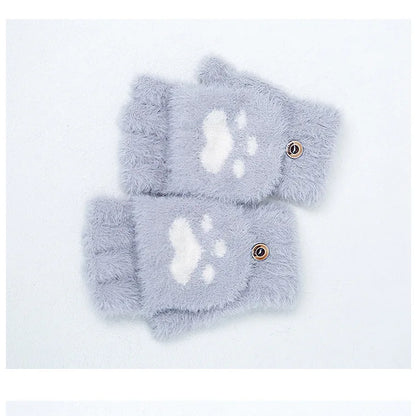 Mitaines Kawaii Patte de Chat