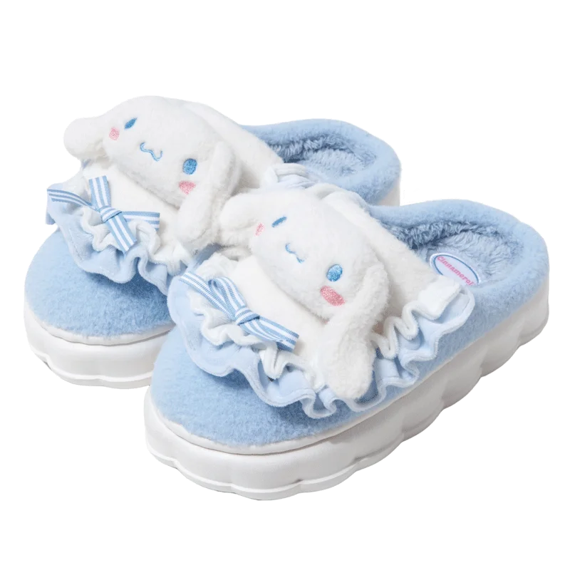 Chaussons Kawaii Cinnamoroll & Hello Kitty - Hiver  Univers Kawaii Cinnamoroll 38-39 