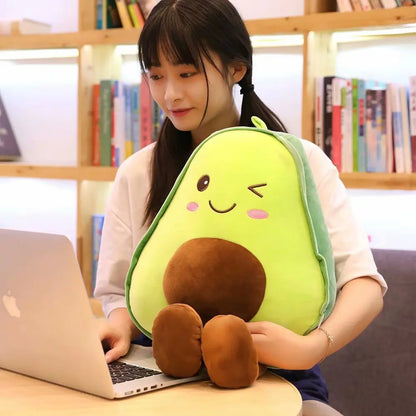 Coussin Peluche Kawaii Avocat