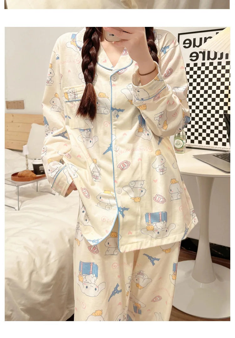 Pyjama Kawaii Cinnamoroll - Ensemble Doux et Confortable