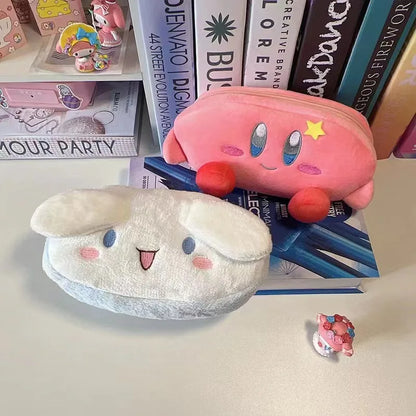 Trousse Kawaii Kirby & Sanrio en Peluche