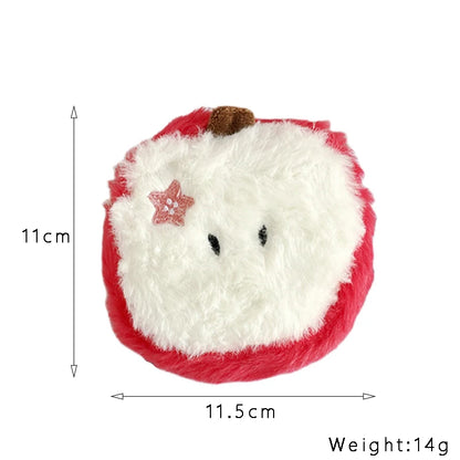 Porte-Monnaie Kawaii en Peluche Pomme