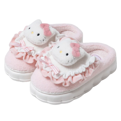 Chaussons Kawaii Cinnamoroll & Hello Kitty - Hiver  Univers Kawaii Hellokitty 38-39 