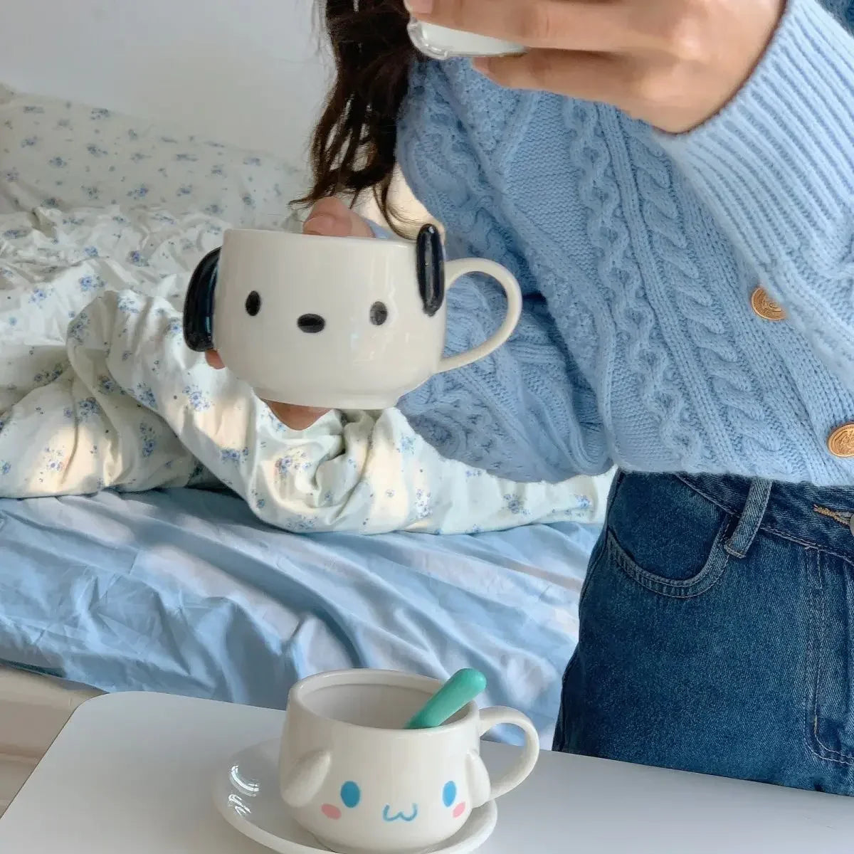 Tasse en Céramique Kawaii Sanrio Cinnamoroll  Univers Kawaii   