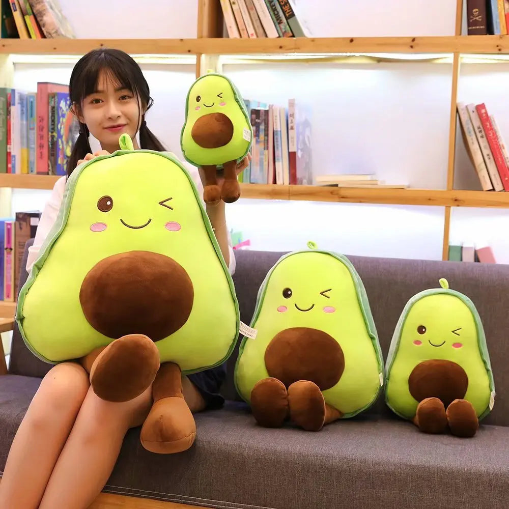 Coussin Peluche Kawaii Avocat