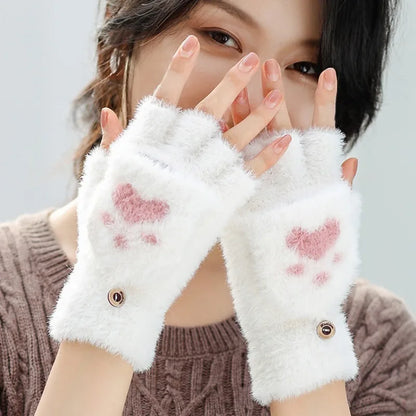 Mitaines Kawaii Patte de Chat