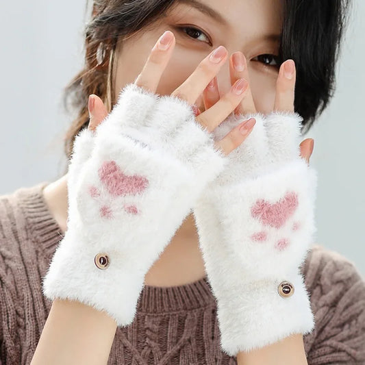 Mitaines Kawaii Patte de Chat