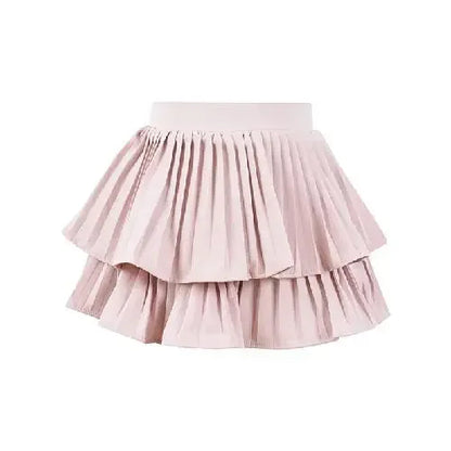 Jupe Kawaii Élégante à Taille Haute - Style Coréen  Univers Kawaii Rose S 