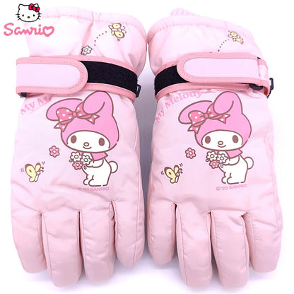 Gants d’Hiver Kawaii Kuromi & My Melody Kitty