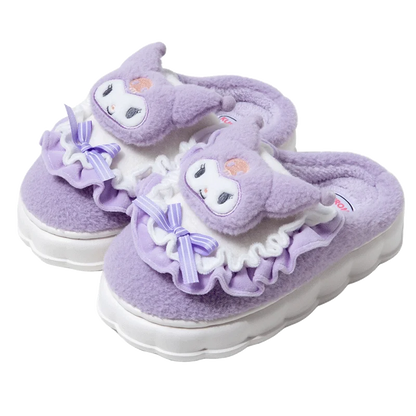 Chaussons Kawaii Cinnamoroll & Hello Kitty - Hiver  Univers Kawaii Kuromi 36-37 