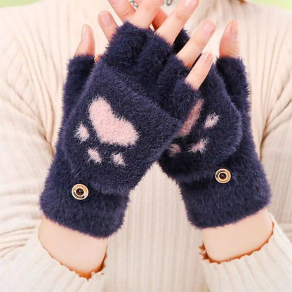 Mitaines Kawaii Patte de Chat