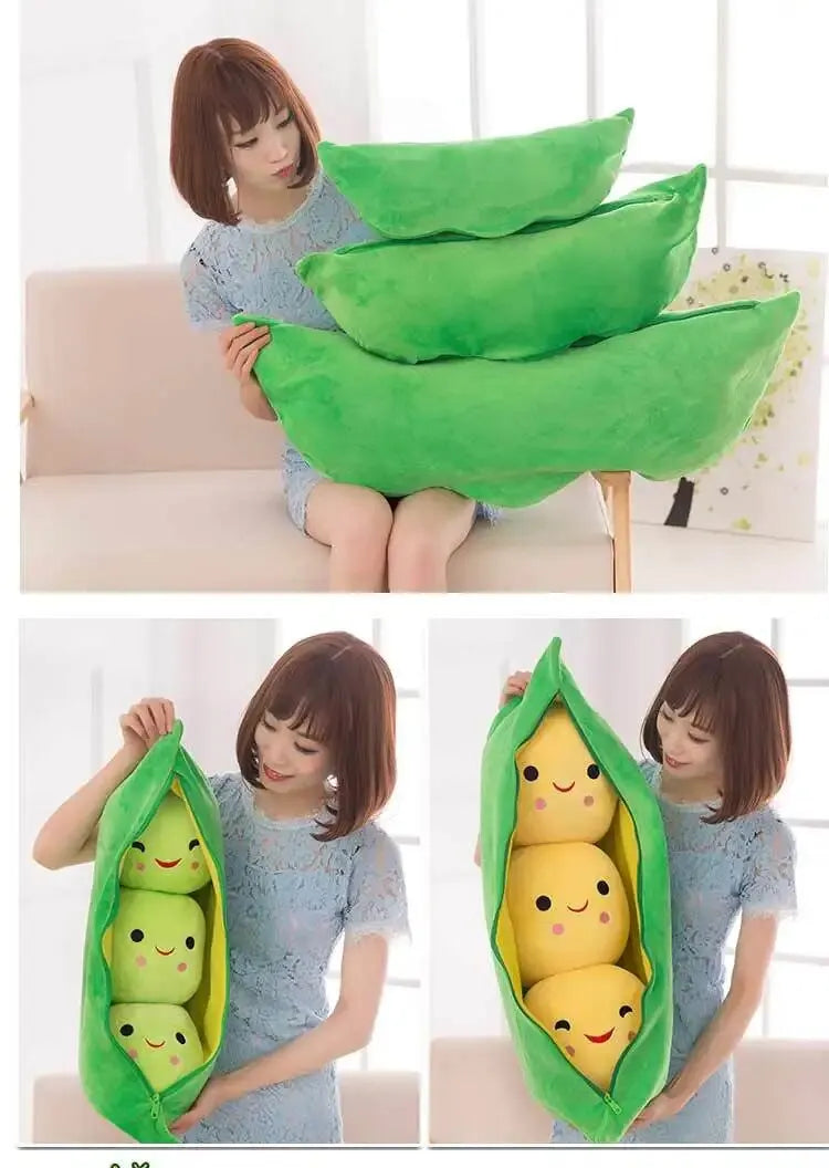 Peluche petit pois - Vivacious vegetable pea - En Pagaille Peluche petit pois - Vivacious vegetable pea - En Pagaille